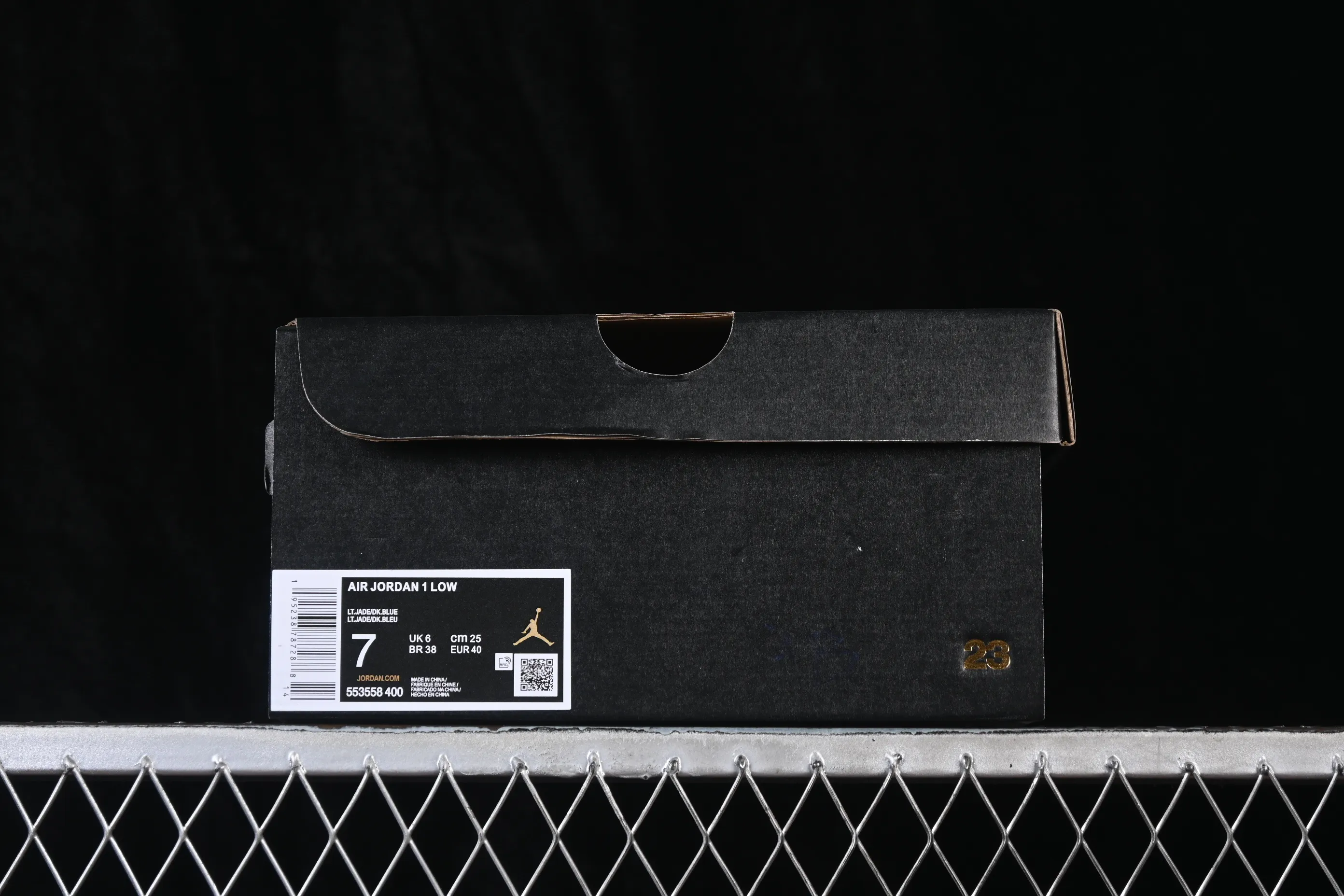 All categories Air Jordan Jordan series basketball shoes Air Jordan 1 Low Air Jordan 1 Low AJ1 Joe 1 white gray blue hook low-top retro cultural basketball shoes 553558-400